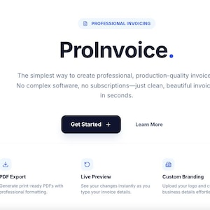 HTML Invoice Generator | Professional Freelance Billing Template (Instant Download)