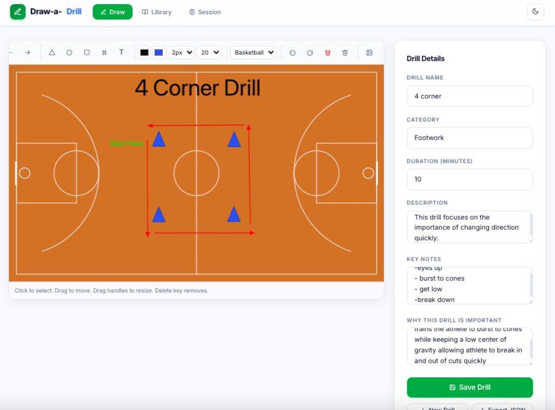 Basketball Practice Planner | Drill Builder Tool (digital Download) - Etsy