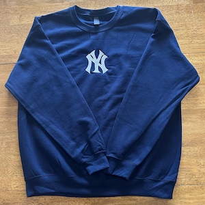 Embroidered New York baseball vintage Style sweatshirt