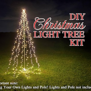 DIY Weihnachtsbaum Lichterkette