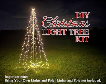 DIY Weihnachtsbaum Lichterkette