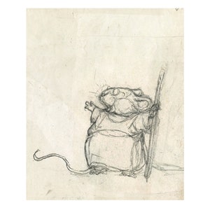 The Redwall Sketchbooks Print Series #5. Father Abbot, The Great Redwall Feast.