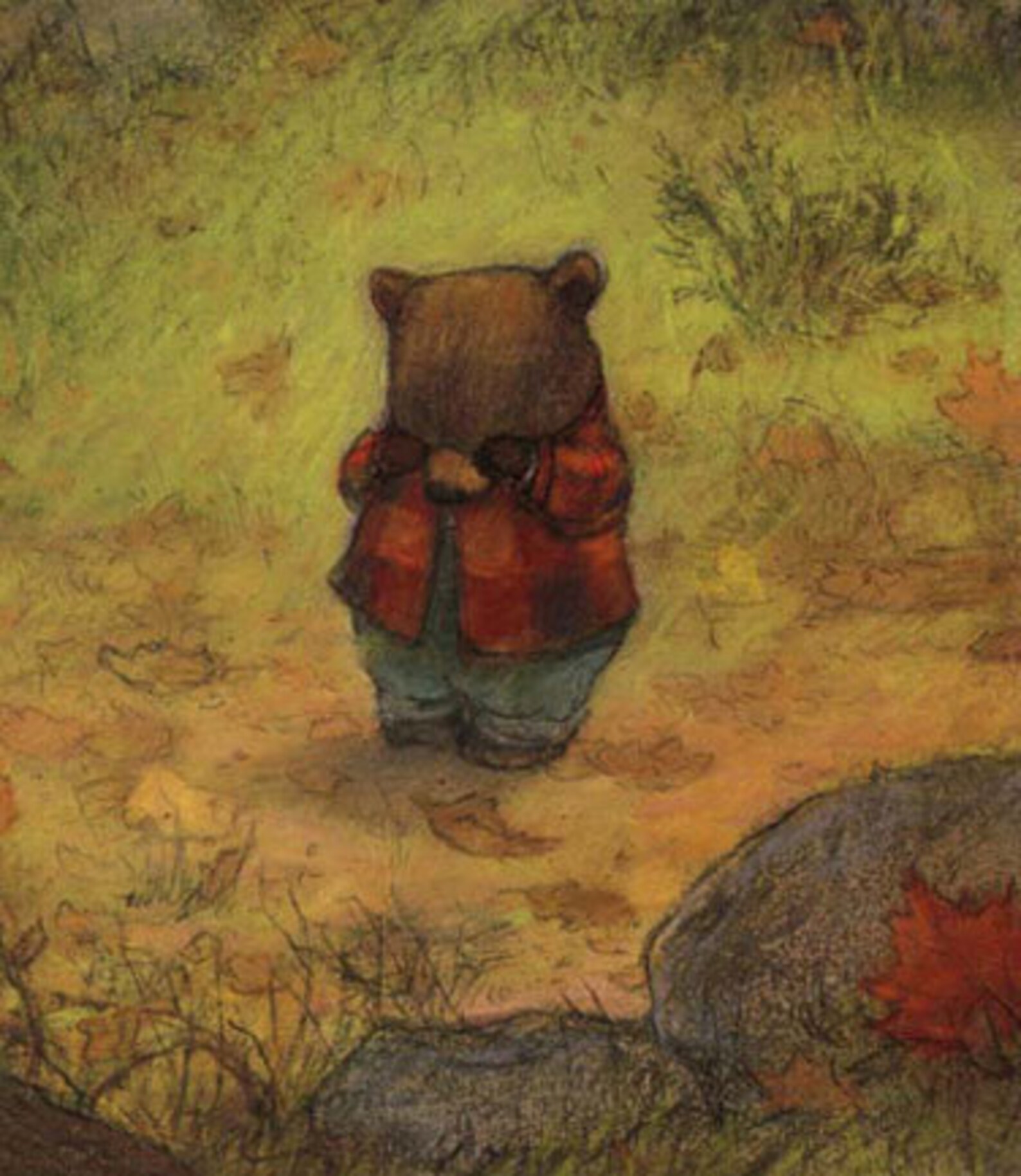 Oliver, All Alone in the Forrest. Etsy