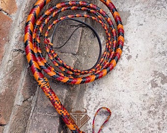 Rindsleder Indiana Jones Bullwhip in mehrfarbig, erhältlich in 3 ft bis 12 ft
