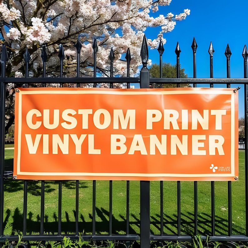 Custom Vinyl Banner: Full Color, Weatherproof, Made in USA - Etsy