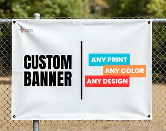 Custom Vinyl Banner: Full Color, Weatherproof, Made in USA