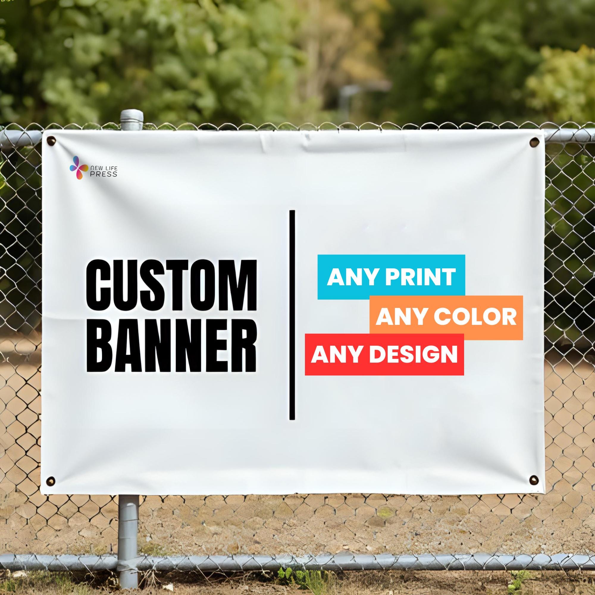 Custom Vinyl Banner: Full Color, Weatherproof, Made in USA - Etsy