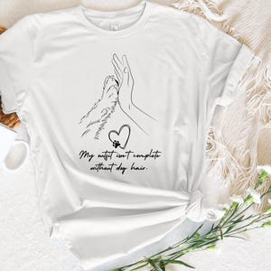 犬の毛なんて気にしないTシャツ - 犬の飼い主がおもしろいTシャツ - すべてが毛で覆われている - 犬のママのためのペットの毛Tシャツ - 風変わりな犬の飼い主GIF