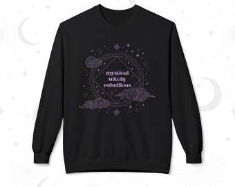Mystical Witchy Rebellious Sweatshirt - Soft Fleece Crewneck