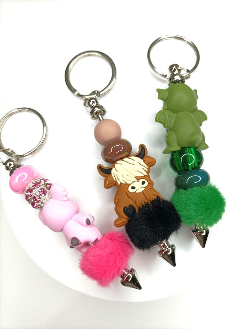 Animal Bag Charm Keyring Clip Clop Cow Keith Koala Dingle Dragon animal-bag-charm-keyring-clip-clop-cow-keith-koala-dingle-dragon