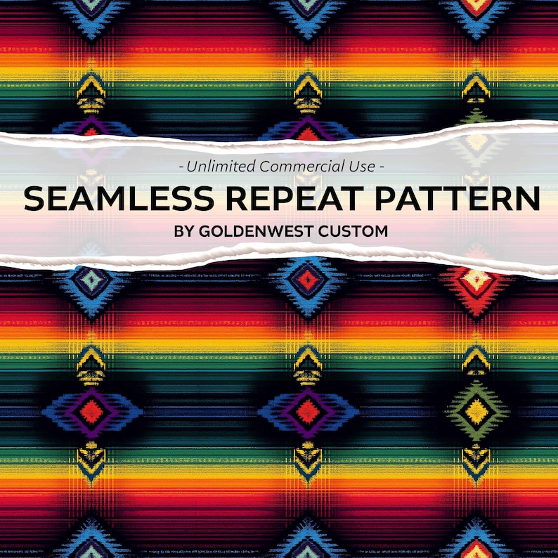Mexican Serape Blanket Baja Pattern Print Pattern Women Leggings