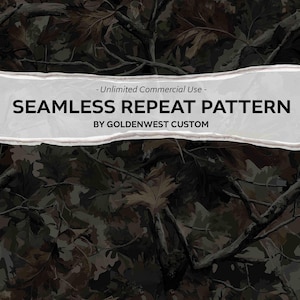 Camo Seamless Pattern, Woods Hunting Designs, Seamless Camo, Camo Jpeg, Hunting PNG, Outdoor Camouflage, Camo PNG, Dark Tree Camo, Duck Camo