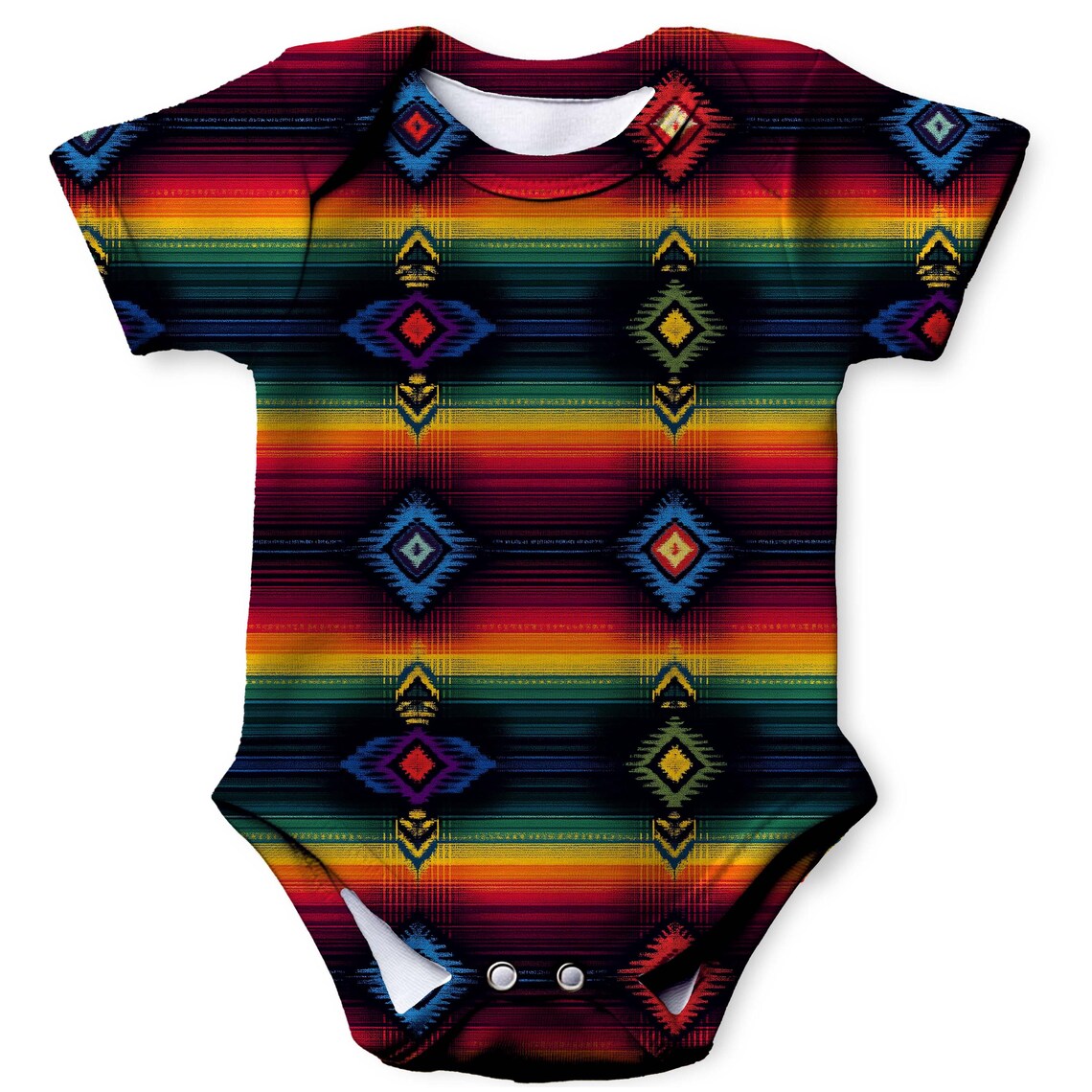 Pattern Print Baja Mexican Blanket Serape Duvet Cover Bedding Set