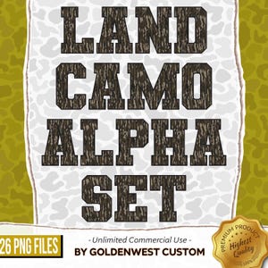 Camo Alphabet PNG, Hunting Camo Alphabet, Old School Camo Alpha Set Png, Digital Download, Tree Camo, Vintage Camo Alpha Set, Hunting Png