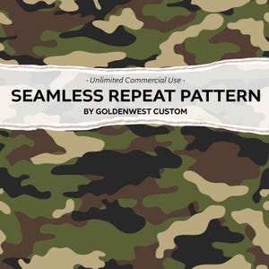 Woodland Army Camo, Seamless Patterns, Camouflage Pattern, Us Woodland Camo Pattern, Woodland Camo Decor, Digital Download