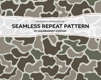 Camo Pattern, Old School Camo Duck, Duck Camo Design, Hunting Camo Graphic, Duck Camo Patch, Vintage Camo Seamless, Retro Camo, Woods Camo