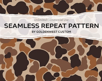 Old School Camo, Camouflage Pattern, Duck Camo Pattern, Hunting Camo Graphic, Digital Download for Hunting, Vintage Camo Pattern, Camo png