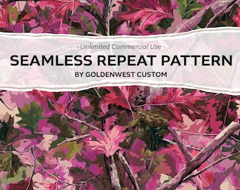 Mimetica realistica per alberi, mimetica rosa per alberi, motivo mimetico senza soluzione di continuità, PNG per la caccia, PNG mimetico rosa reale, motivo mimetico, design mimetico, stampa mimetica a sublimazione