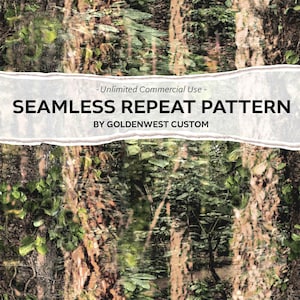 Realistic Tree Camo, Woods Hunting Designs, Seamless Patterns, Country, Real Tree PNG, Outdoor Camouflage, Camo PNG, Hunting, Hunting PNG