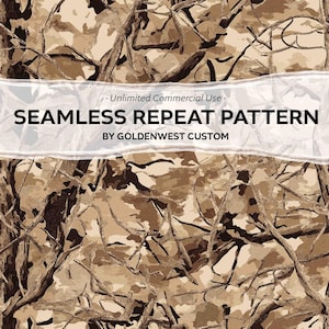 Camo Seamless Pattern, Woods Hunting Designs, Seamless Camo, Camo Jpeg, Hunting PNG, Outdoor Camouflage, Camo PNG, Tree Camo, Vintage Camo