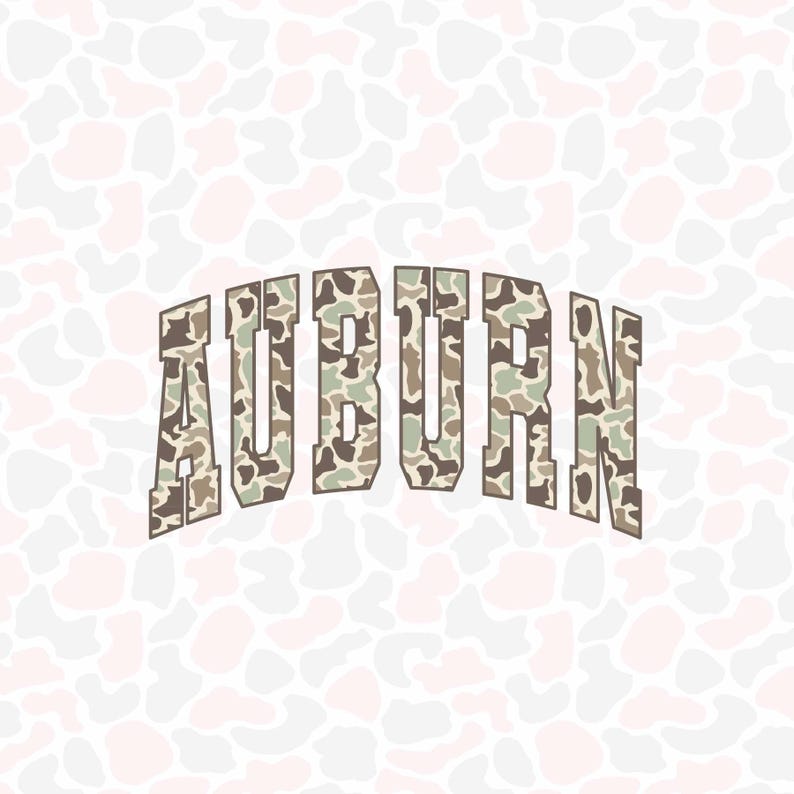 Auburn Camo Png, Retro Duck Camo Auburn Alabama, Western Png, Varsity ...