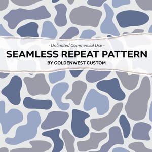 Camo Seamless Patterns, Camouflage Pattern, Camo Pattern, Hunting Camo Graphic, Digital Download for Hunting and Outdoor, Duck Camo PNG
