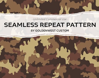 Camo Seamless Patterns, Camouflage Pattern, Duck Camo Design, Hunting Camo Graphic, Digital Download for Hunting and Camping, Camo png