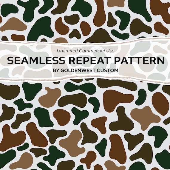 Old School Duck Camo, Camouflage Pattern, Duck Camo Design
