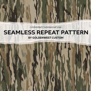 Tree Camo Seamless Pattern, Woods Hunting Designs, Seamless Camo, Country, Hunting PNG, Outdoor Camouflage, Camo PNG, Hunting, Vintage Camo