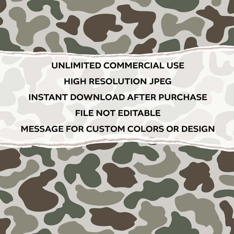 Camo Seamless Patterns, Camouflage Pattern, Duck Camo Design, Hunting ...