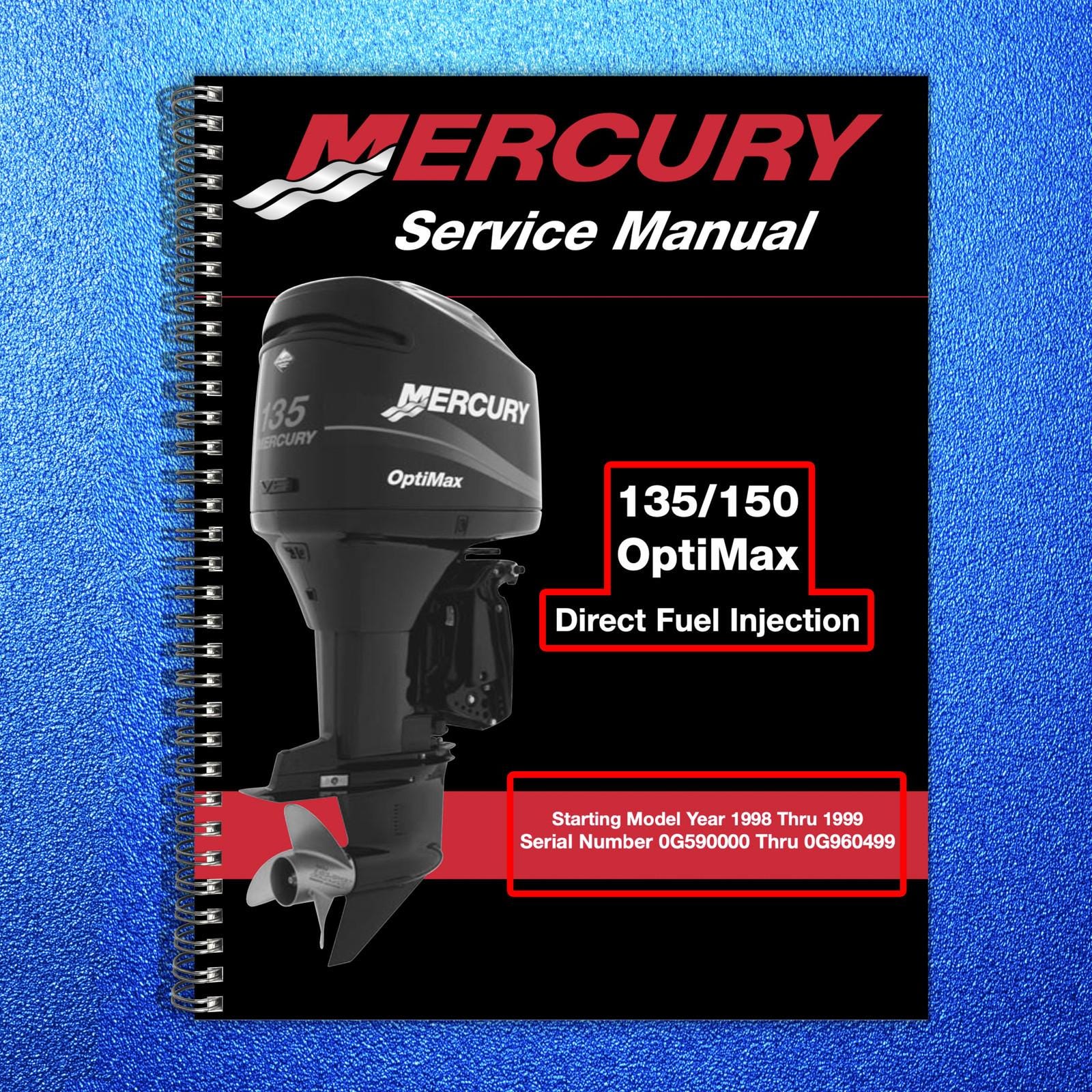 MERCURY 135 150 Optimax Dfi 98-99 Models Service Manual, Foldouts