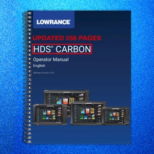 LOWRANCE Hds Carbon User Manual Fish Finder Chart Plotter Binding & Jacket imagem 1
