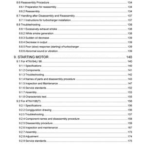 KOMATSU Yanmar 3D82AE 4D88E S4D106 And More Diesel Engine Shop Manual, Foldouts image 6