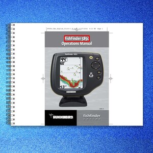 HUMMINBIRD FishFinder 585c Operations Manual - Steel Wire Bound - Tough Covers image 1