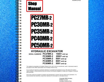 KOMATSU Pc27Mr-2 Pc30Mr-2 Pc35Mr-2 Pc40Mr-2 Pc50Mr-2 Workshop Manual , Secured