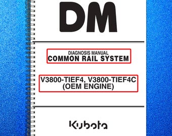 KUBOTA V3800-TIEF4, V3800-TIEF4C Diagnosis Manual - Loop Bound - Tough Jacket