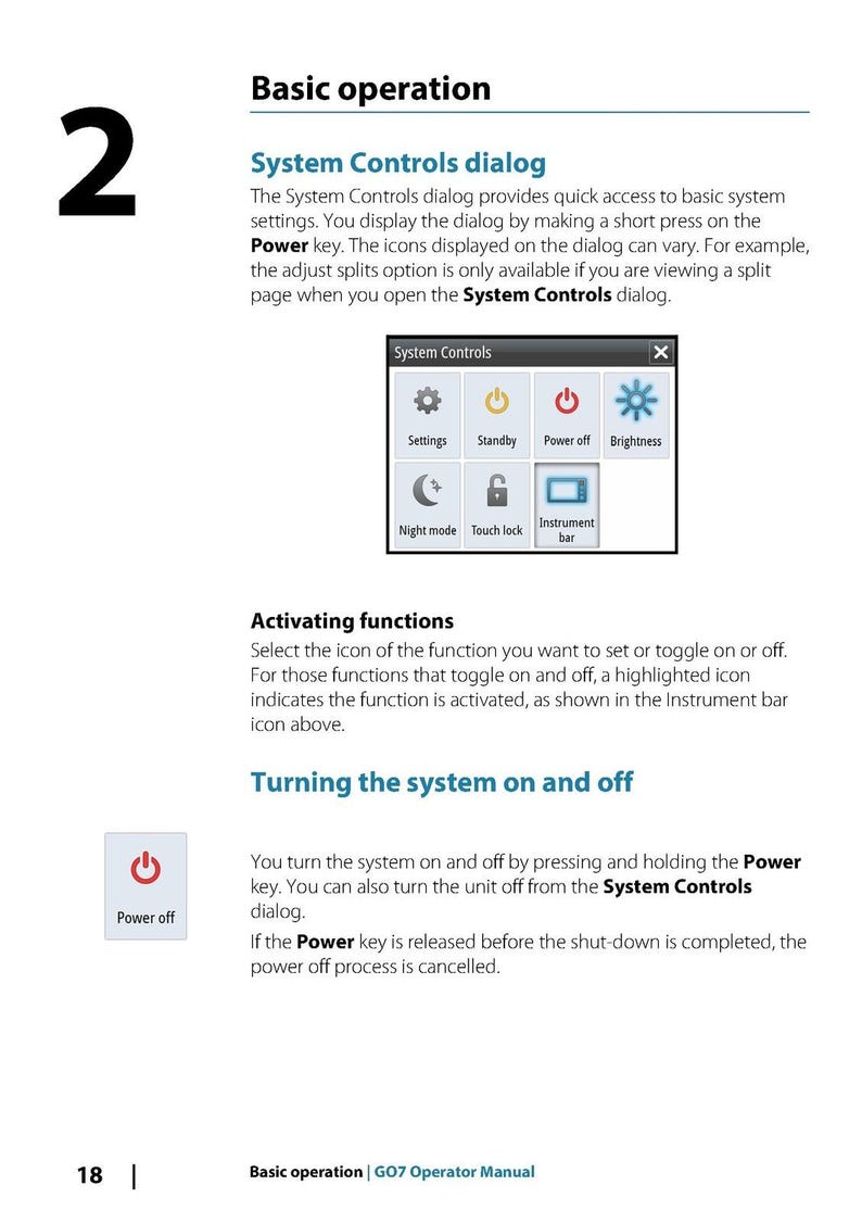SIMRAD Go7 Fish Finder Plotter Operator Manual - Loop Binder - Tough Covers immagine 9