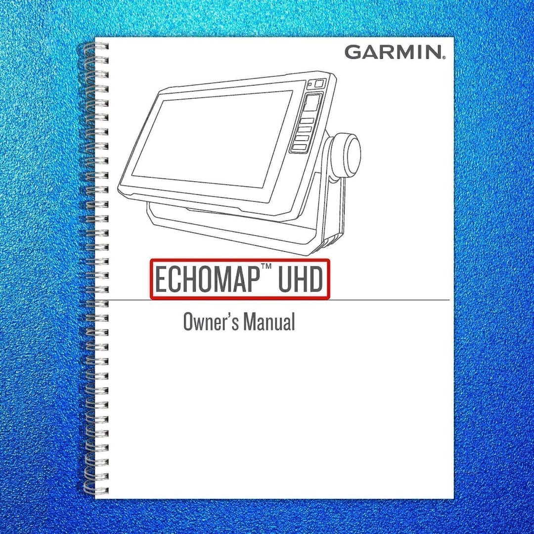 GARMIN Echomap Uhd for All 60 / 70 / 90 Series - User Manual Instructions, Color - Etsy