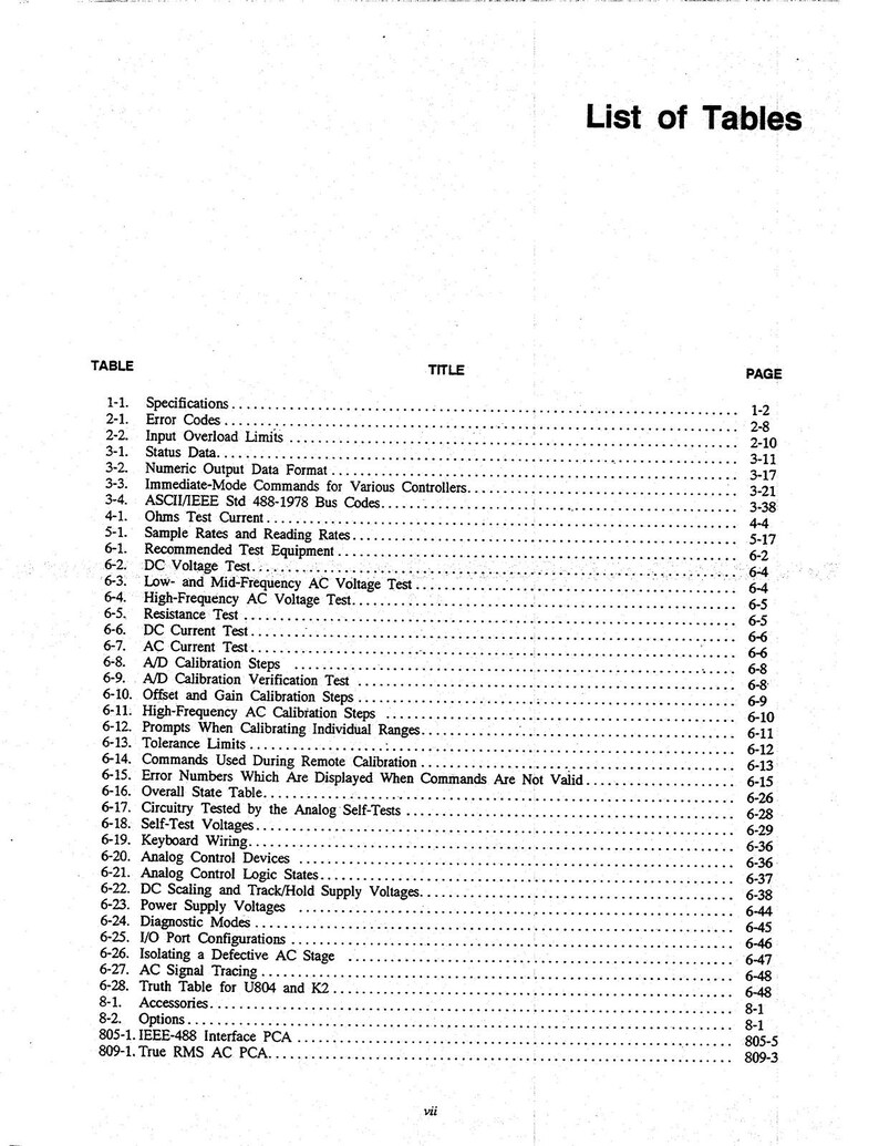 FLUKE 8840A Digital Multimeter Instruction Manual - Wire Bound - Tough Covers image 9