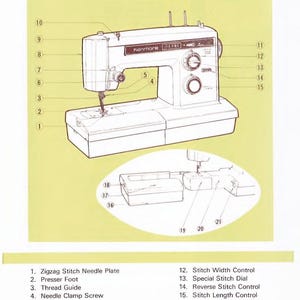 Sears Kenmore 1941 Sewing Machine Instructions User Guide Manual COLOR Bild 4