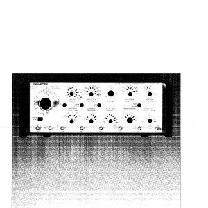 WAVETEK Model 166 Function Generator Instruction Manual - Bound,Covers, Foldouts image 4