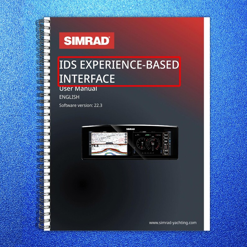 SIMRAD Ids Experience-Based Interface User Manual - Wire Bound - Tough Covers image 1