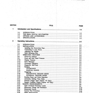 FLUKE 8840A Digital Multimeter Instruction Manual - Wire Bound - Tough Covers image 3