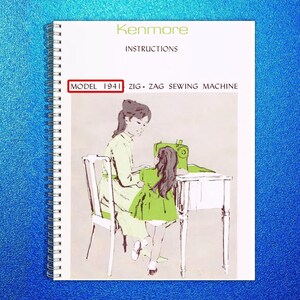 Sears Kenmore 1941 Sewing Machine Instructions User Guide Manual COLOR Bild 2