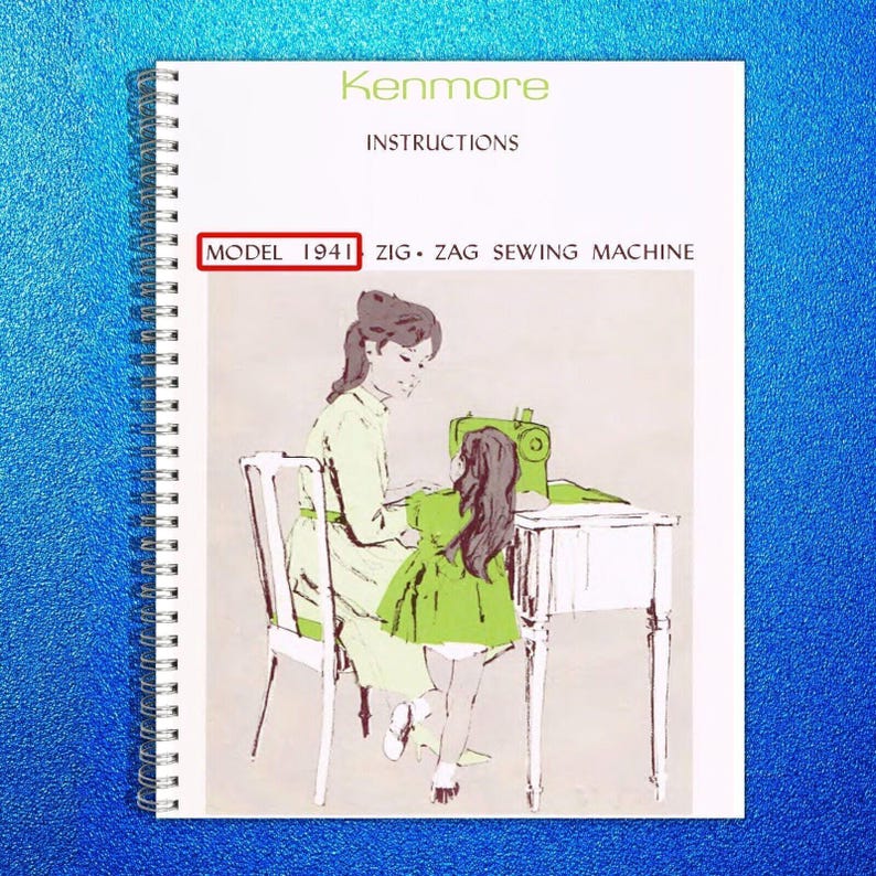 Sears Kenmore 1941 Sewing Machine Instructions User Guide Manual COLOR Bild 2