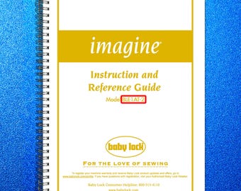 BABY Lock Imagine Ble1At2 Serger Sewing Machine User Manual Tough Loop Binding