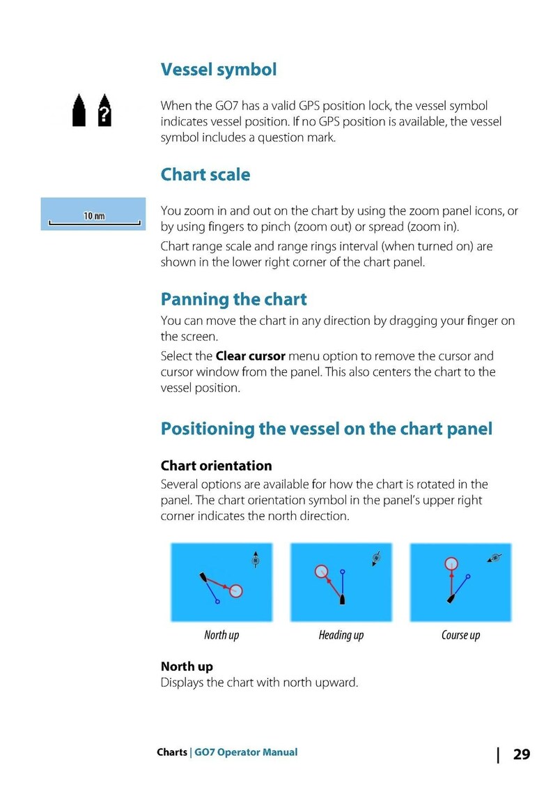 SIMRAD Go7 Fish Finder Plotter Operator Manual - Loop Binder - Tough Covers immagine 15