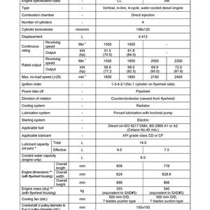 KOMATSU Yanmar 3D82AE 4D88E S4D106 And More Diesel Engine Shop Manual, Foldouts image 19