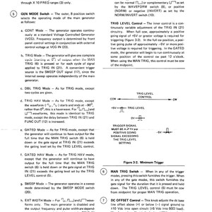 WAVETEK Model 166 Function Generator Instruction Manual - Bound,Covers, Foldouts image 11