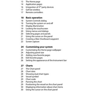 SIMRAD Go7 Fish Finder Plotter Operator Manual - Loop Binder - Tough Covers immagine 2